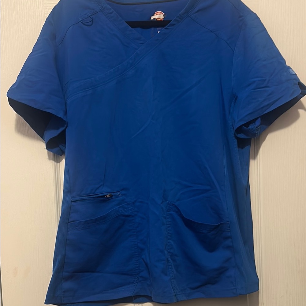 Dickies Royal Blue Scrub Top